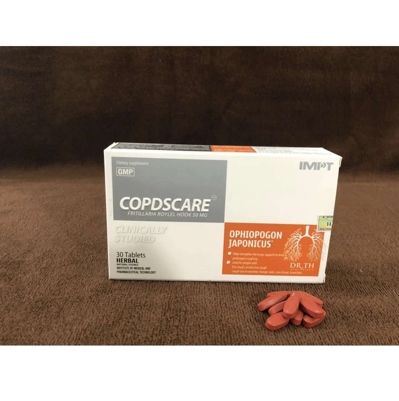 Supporting Cough Relieving Symptoms Natural Herbs Smoking Harm Reducing Copdscare Lung Function Health Care Product
