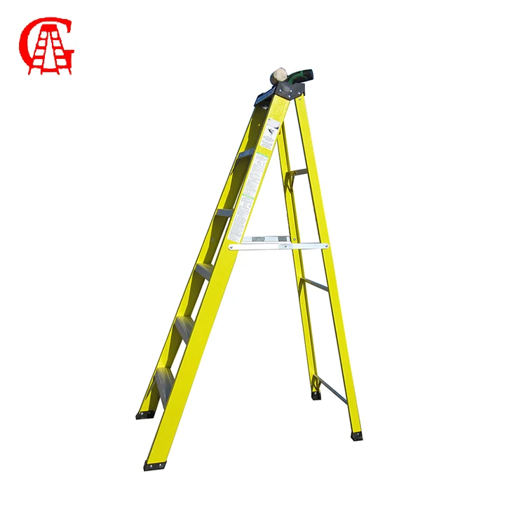 new compact fiberglass telescopic Folding ladder