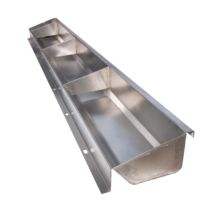 Factory wholesale stainless steel feed for cattle dry animal water troughs