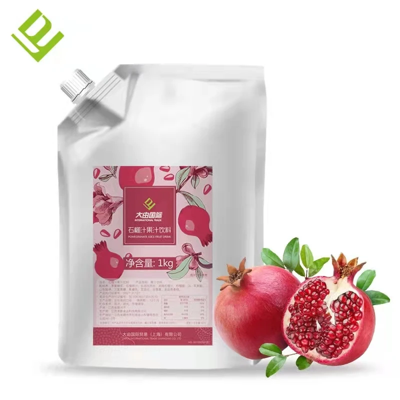 China Manufacturer Supply Real Fruit Taste Concentrated Pomegranate Juice Beverage
