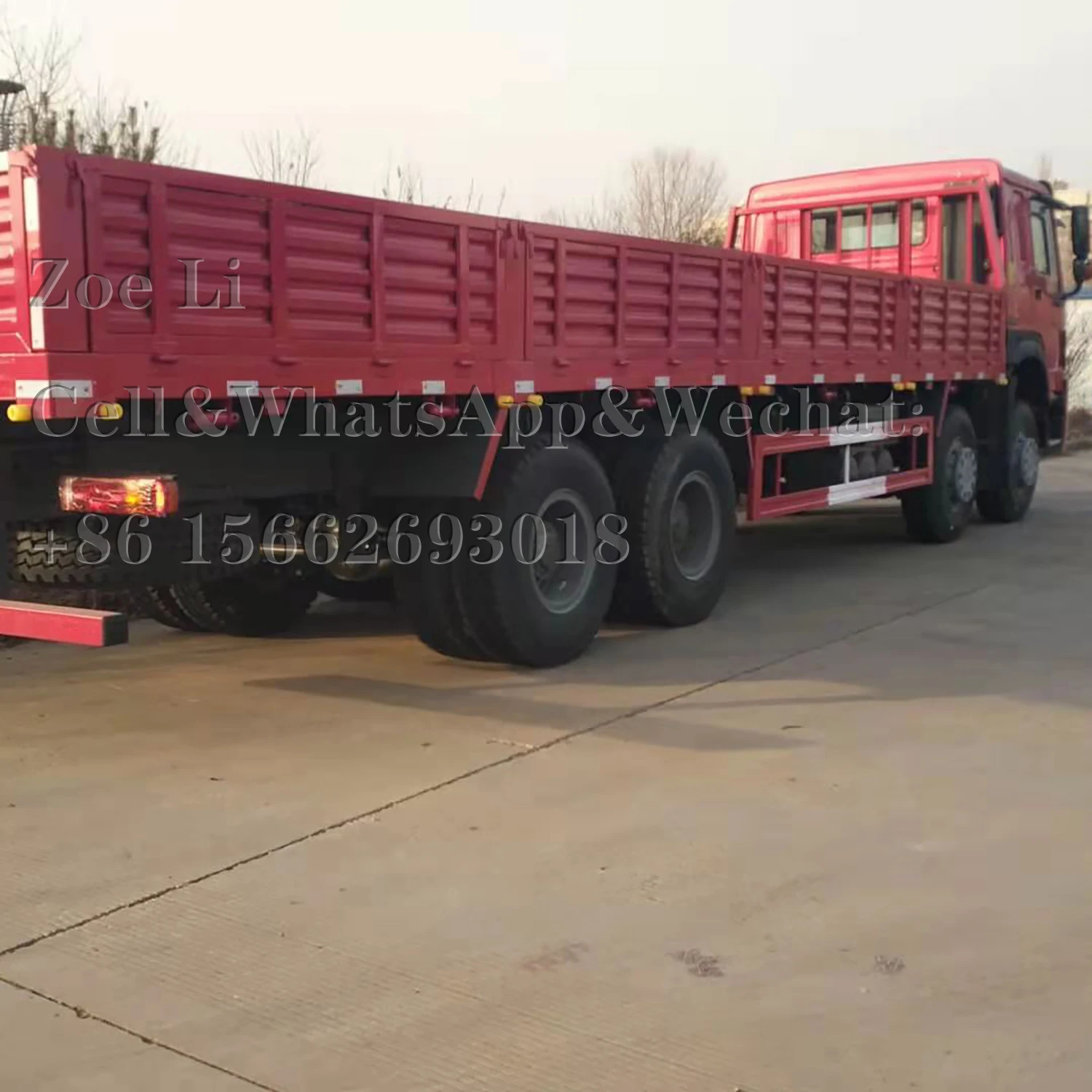 SINOTRUK HOWO 8X4 грузовой автомобиль Грузовик Ван