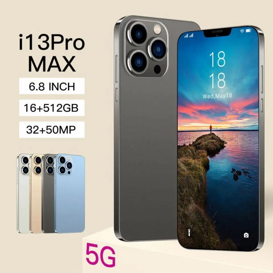 New Unlocked 4G Smart Phones for 13 Pro Max i13 Pro Max Goophone 13 Pro Max