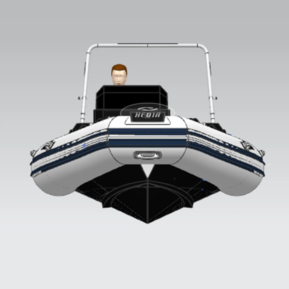 Ce High Speed 17ft Rhib Aluminum Hull Rib 520 Orca Deep v Sport 5m Boat