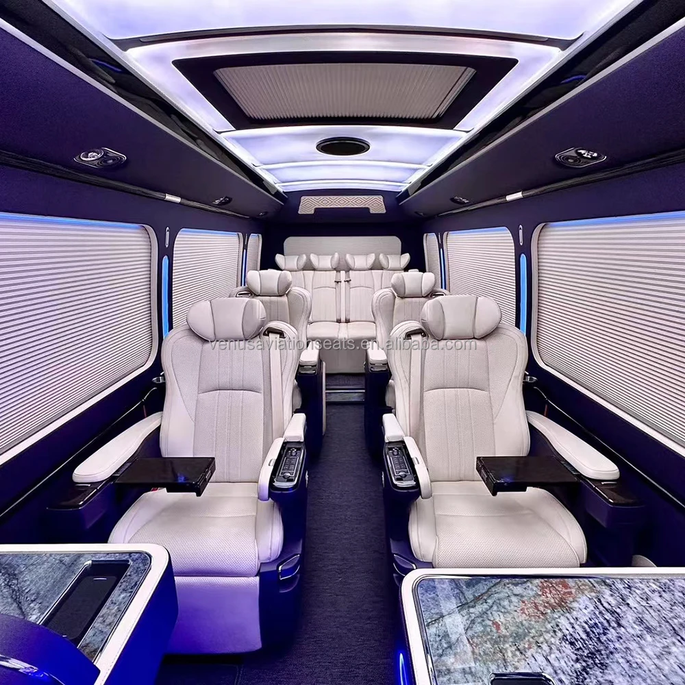 2023 new Luxury Electric Leather Car Seat Captain Seat With Touch Screen For Vito Vclass Metris Sprinter Alphard Vellfire