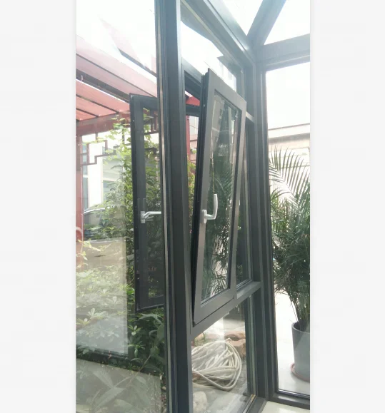 
winter garten glass sunroom greenhouse wooden tilt up aluminum window tilt turn 