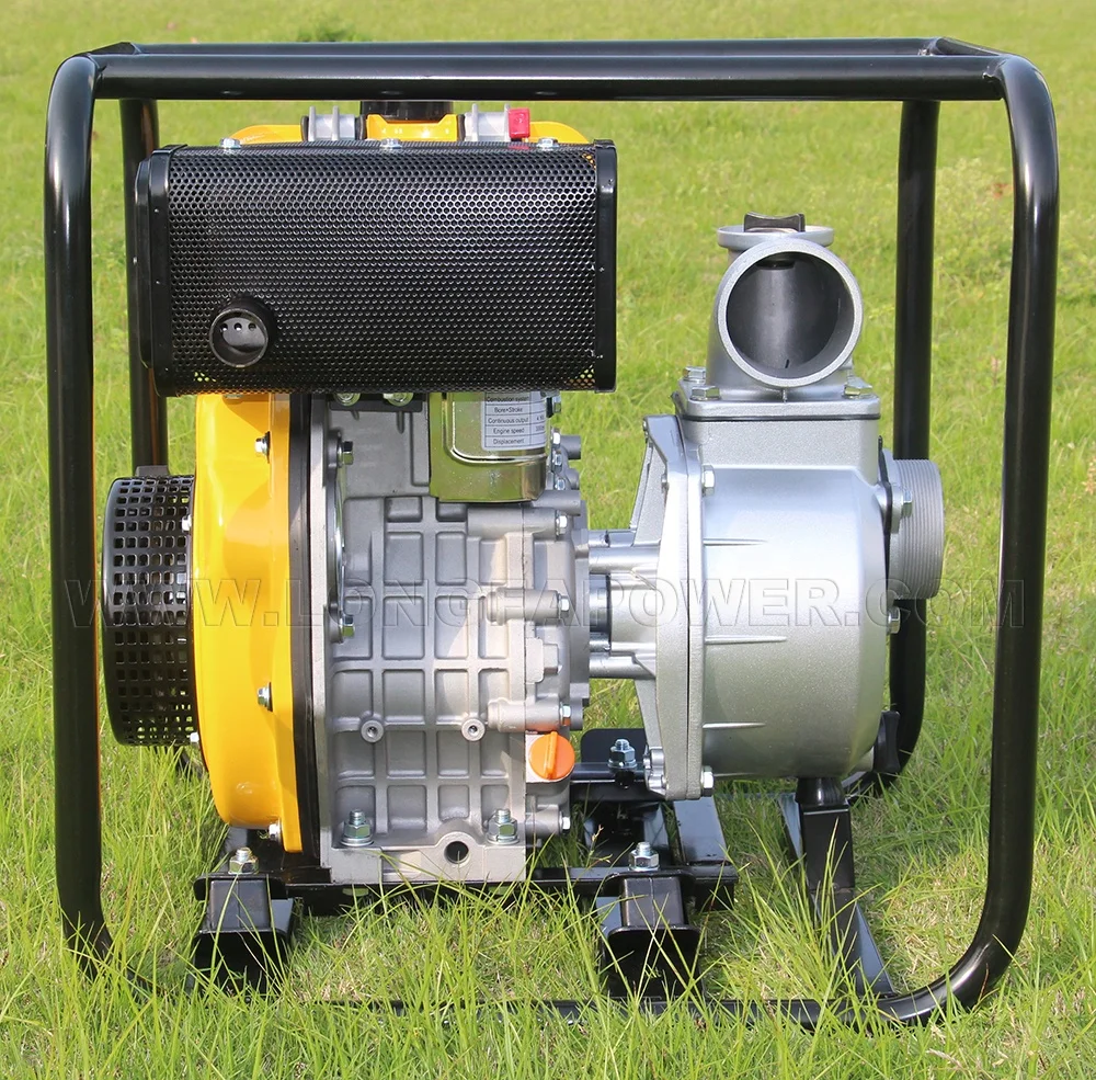 2, 3, 4, 6 Inch Air-Cooling Easy-Moving/Portable Small Irrigation Diesel Water Pump, Gasoline Water Pump, Fire-Fighting Pump