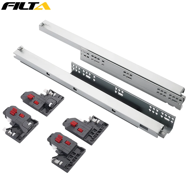 Filta hardware китайская фабрика телескопическая самозакрывающаяся сверхпрочная мягкая закрывающаяся подставка