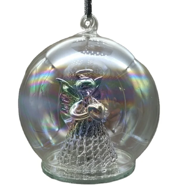 100 Wholesale Clear Opening Glass Christmas Ornaments Ball