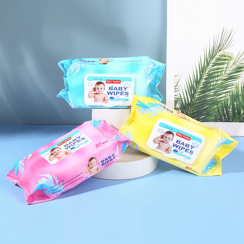 Cleaning Wet Wipes Household Baby Wipes Wet Toilet Paper Alcohol Free Disposable Customized Feature Eco Material Woven Skin Type
