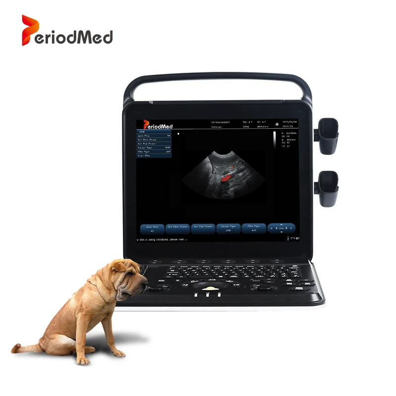 Периодированная ветеринарная портативная гидролокатор компактная Ректальная тележка с зондом для ветеринара