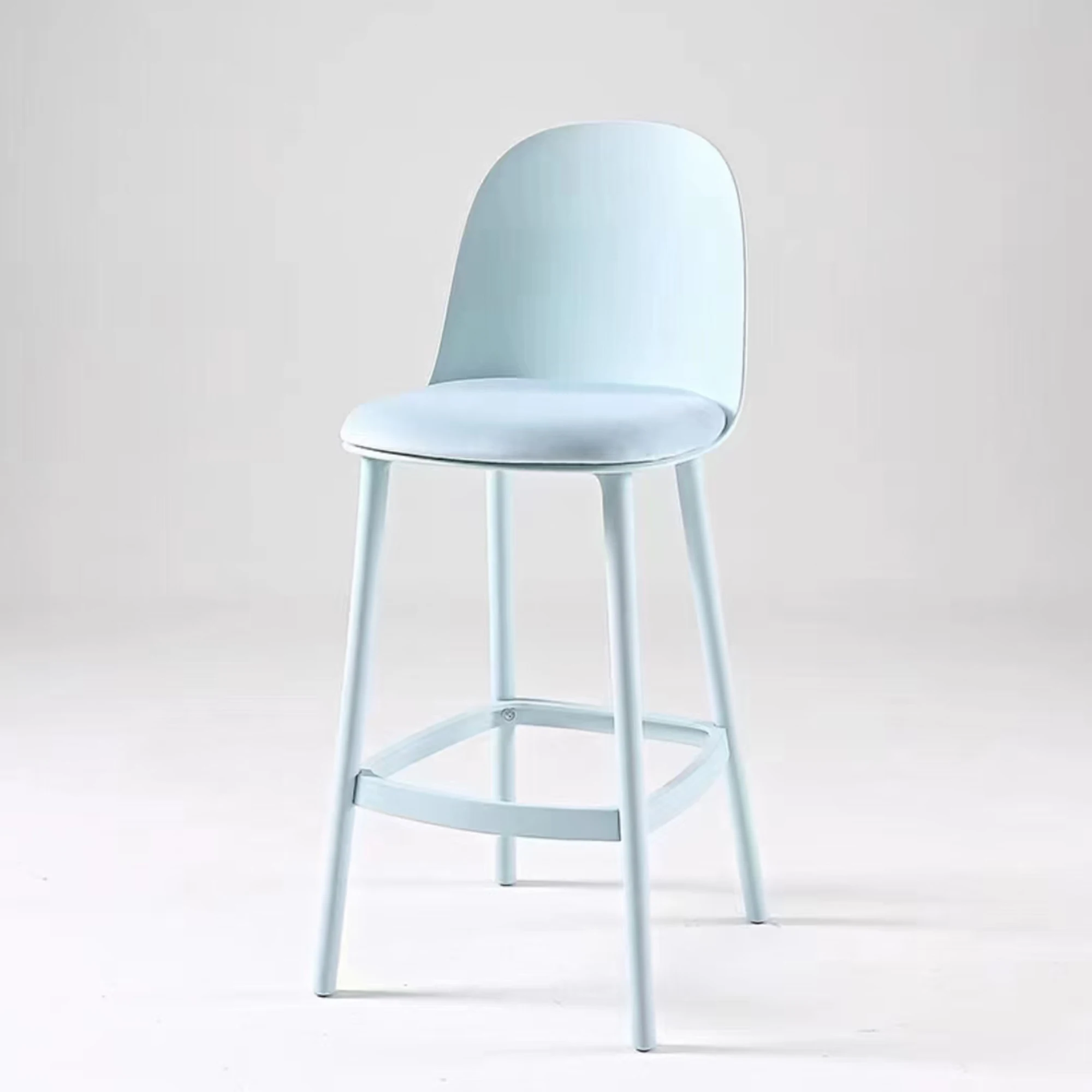 Restaurant Bar Stool Bistro Chair Sillons bar Chair Stool Base Metal Modern Chair