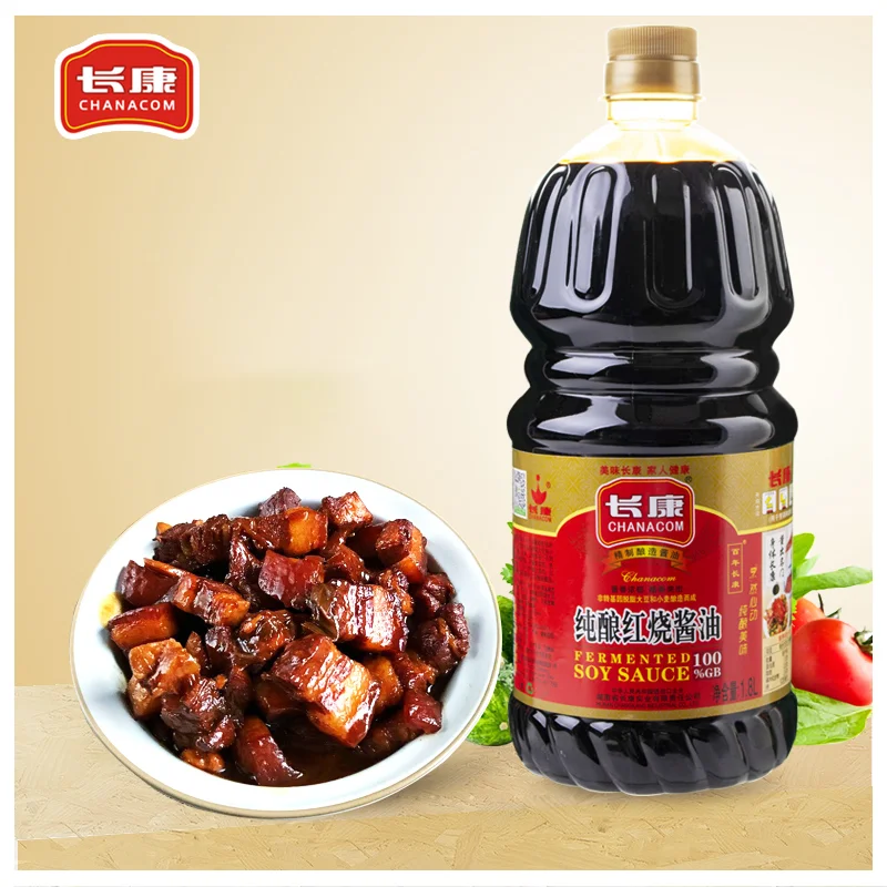 Wholesale soya sauce for cooking Price Naturally Brewed Soy Sauce 1.8L Mushroom Soy Sauce
