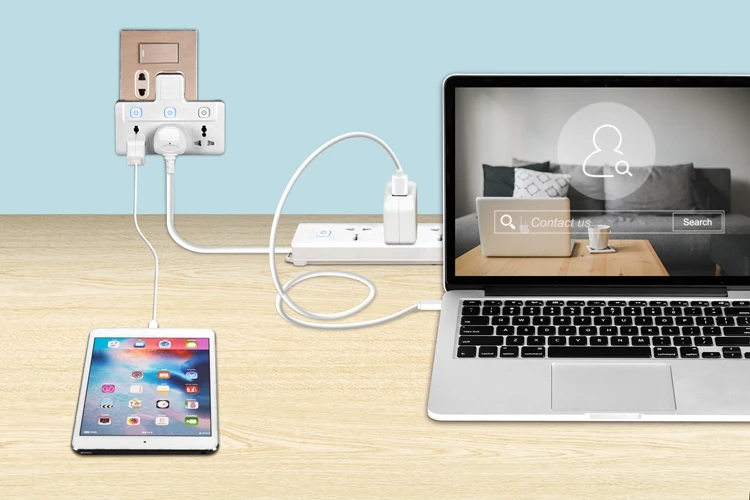  Лидер продаж переходник с 3 USB-портами для зарядки адаптер питания путешествий электрическая розетка