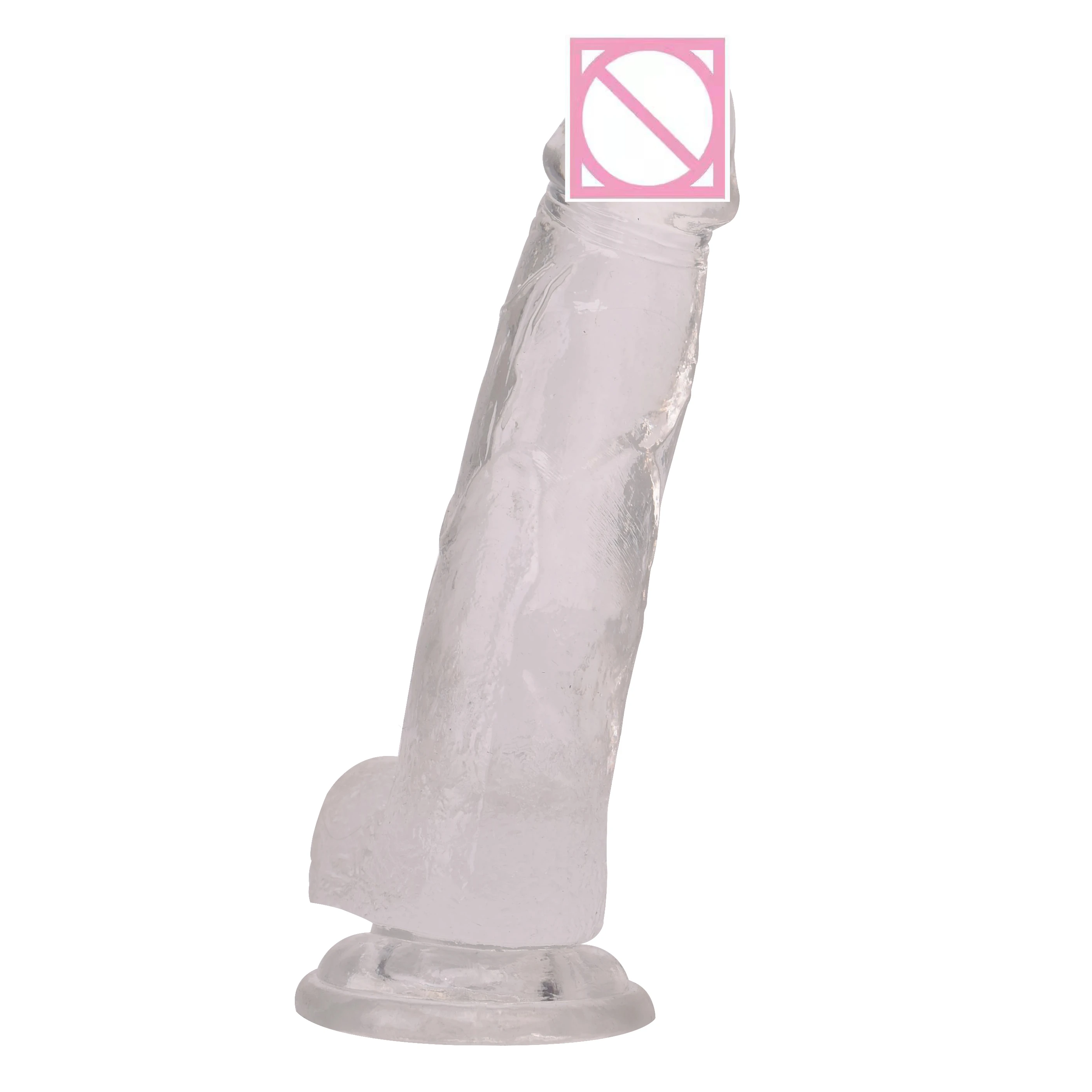 wholesale natural silicone clear thick dildo secret sex toy jueguetes sexual porn sex toys for Men and Women sextoy sex machine