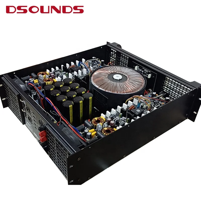 ClassTD power amplifier 2x2300W 3U outdoor amplifier professional power amplifier