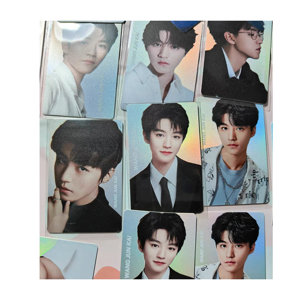 Custom Kpop Holographic Photocard Paper with Hologram Heart Double Side Printing