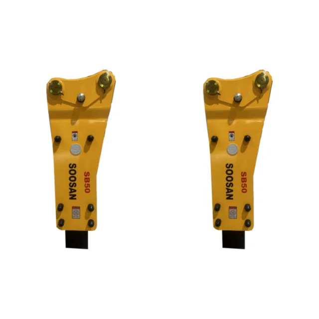 Manufacturer Supplier  Hydraulic Breakers SOOSAN  SB 50 TOP Type With Chisel 140mm For Excavator 18 to 26 Tons