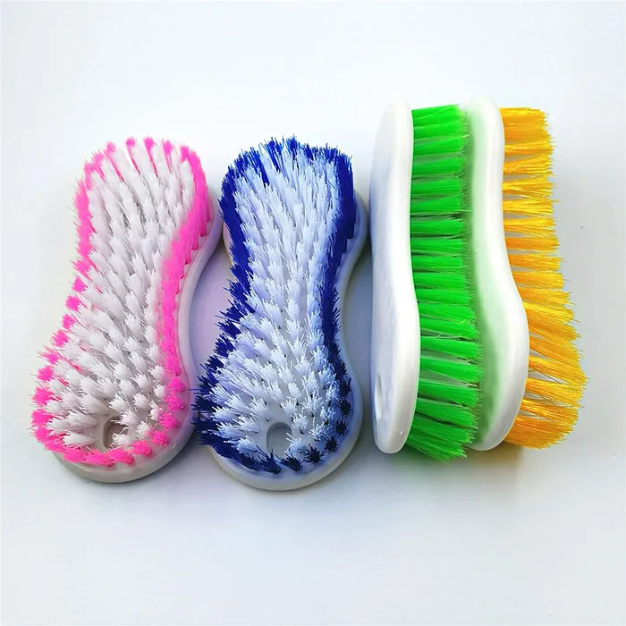 HQ2618 8 shapes wonderful cleaning capability PP plastic long bristle laundry brush
