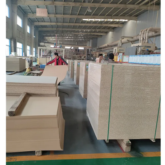 Different Colors 12mm 15mm  melamine laminated particle board flakeboard chipboard for making furniture cabinet