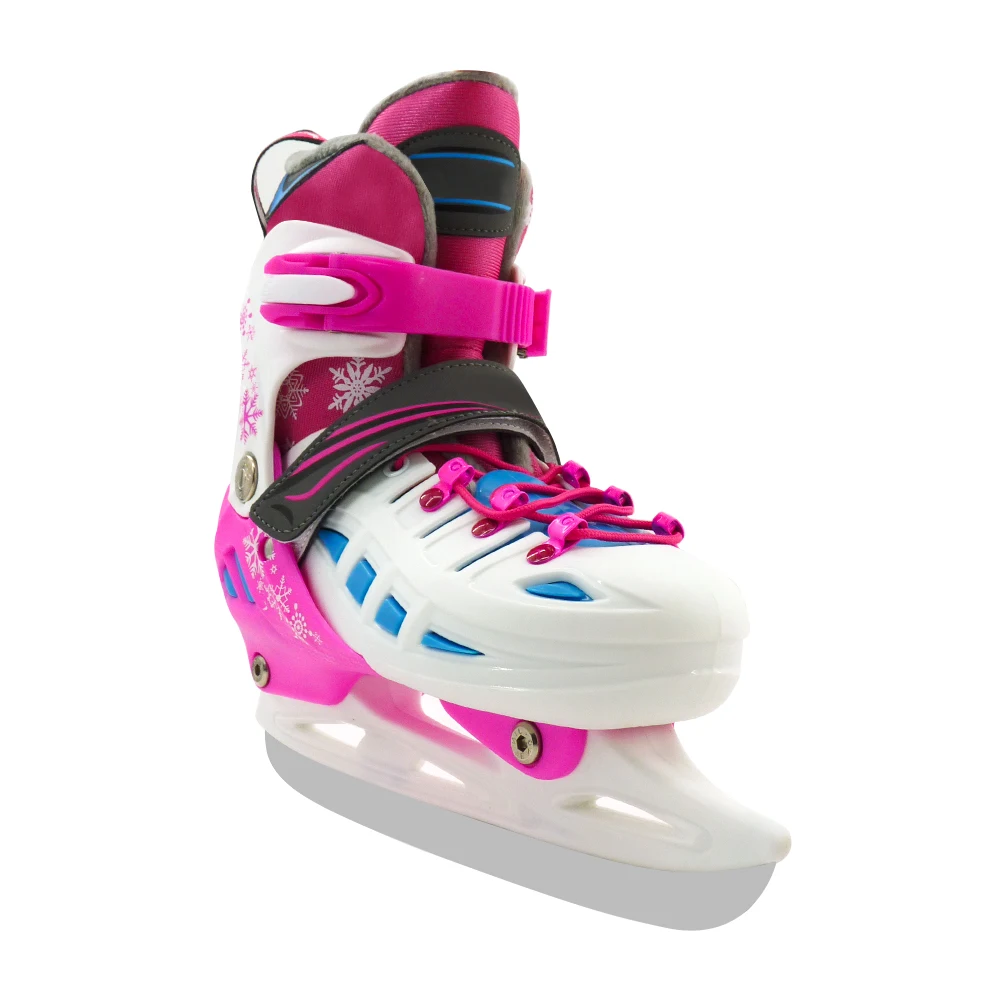 Custom Winter Durable Ice Skates Hard Shell Hockey Skate Adjustable Ice Skating Shoes