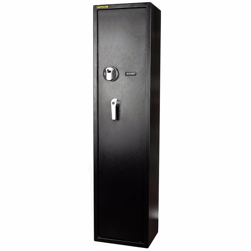 Home Fingerprint Electronic Gun Safe Storage Wall Mounting Gun Cabinet