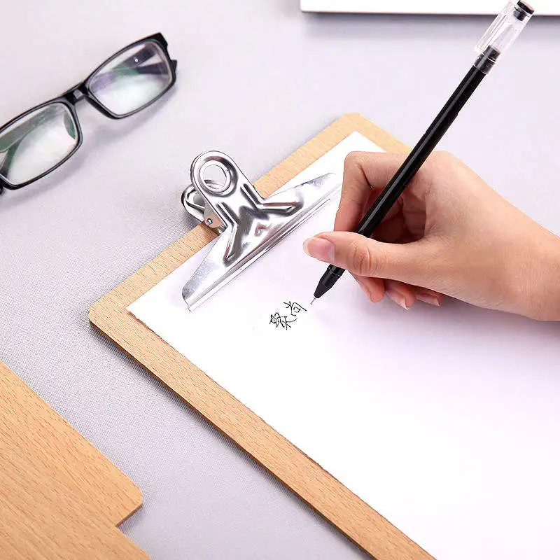 SLT New Customized Wooden A4 Clipboards Personalized Sublimation Blanks Clipboards in Blank or Custom Printing