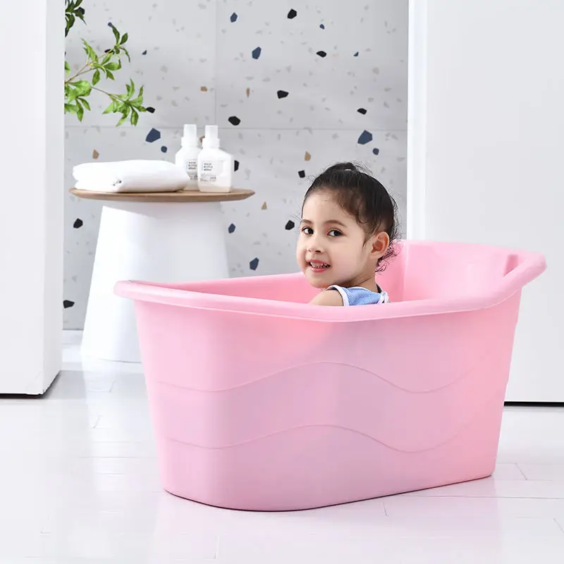 High Quality Movable Portable Inflatable Plastic Pp Bath Tub Baby Plastic Bathtubs For Children