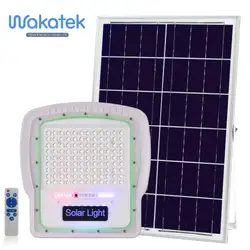 Наружный светодиодный уличный фонарь WAKATEK 300 Вт садовый светильник на солнечной батарее наружное украшение для сада