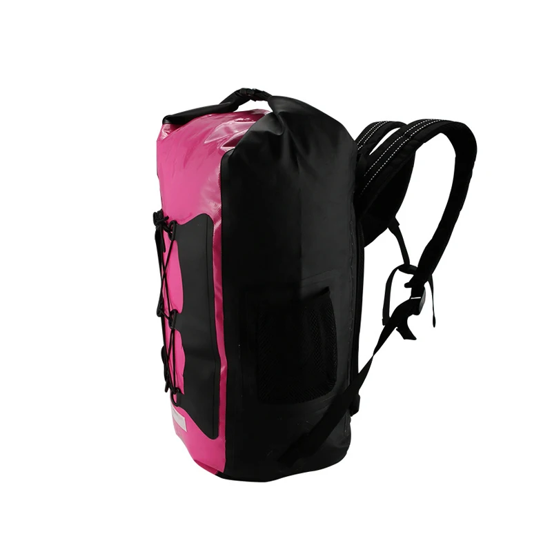 promotion custom logo multifunctional accessories survival lightweight foldable recycled duffle 20l ocean waterproof boating bag