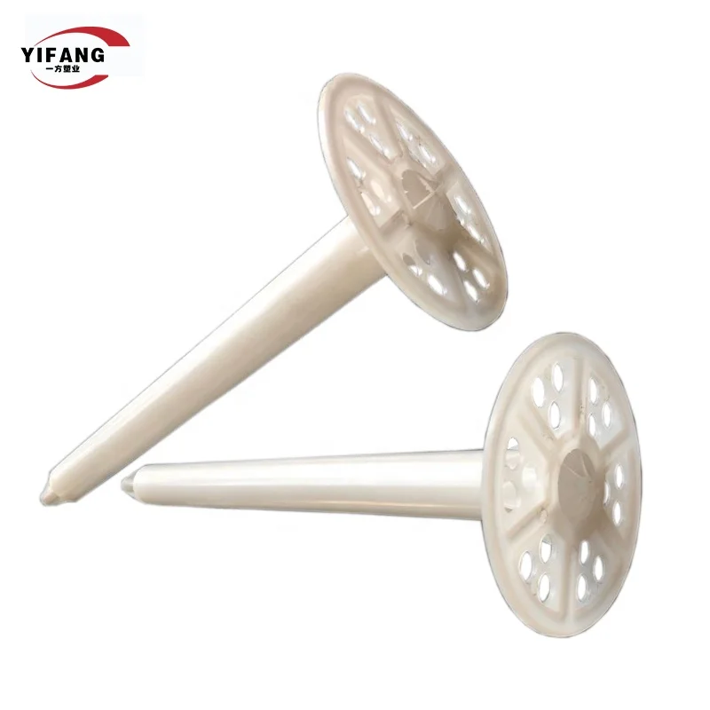 High quality HDPE Plastic Insulation fastener/ plastic fixing insulation anchor/ Exterior wall heat preservation nail