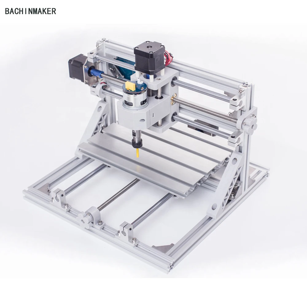 BACHINMAKER  3 axis cnc Router Laser Wood Cutting Machines  mini diy Engraver Laser Portable Machine for Small Business