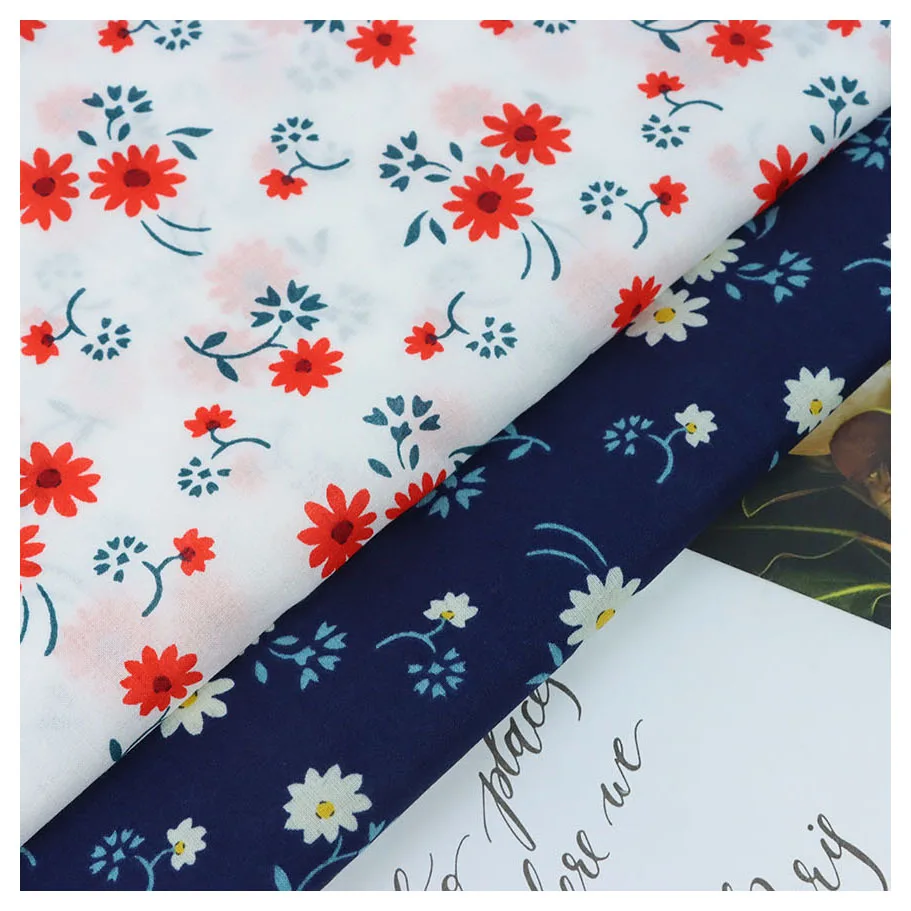 Print fabric 100% cotton printed fabric for dress floral printed fabric for skirt for dress for clothing for hijab african block