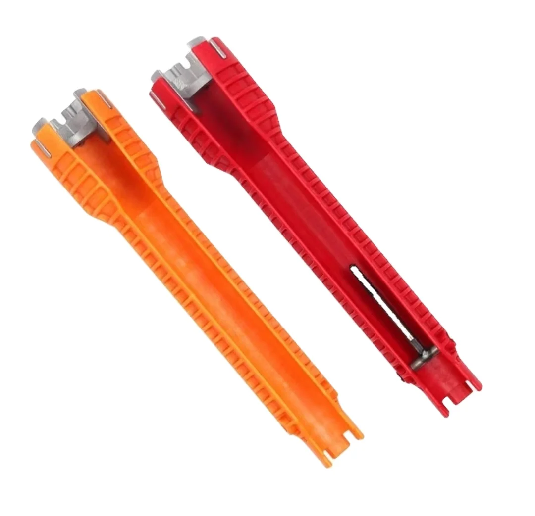 Faucet and Sink Mounting Wrench ABS Non-slip Handle Multi-functional 8-in-1 Wrench for Water Pipe Maintenance  Pipe Wrench