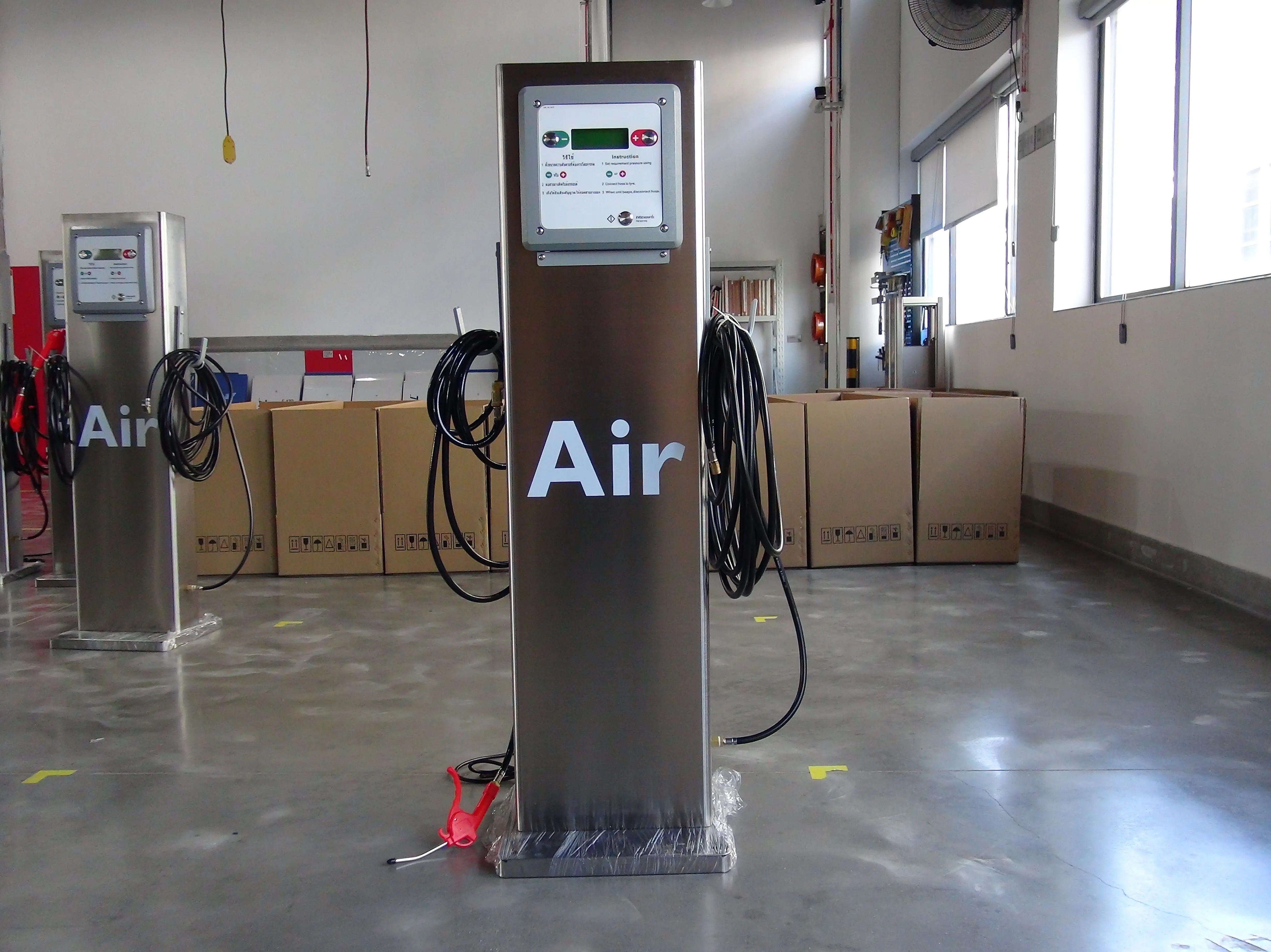 G5 Automatic Tire Inflator For Bus Gas Station Air Pumps Tyers Fuel for Cars IP66 Outdoor For Car Truck Tires Inflation Machine