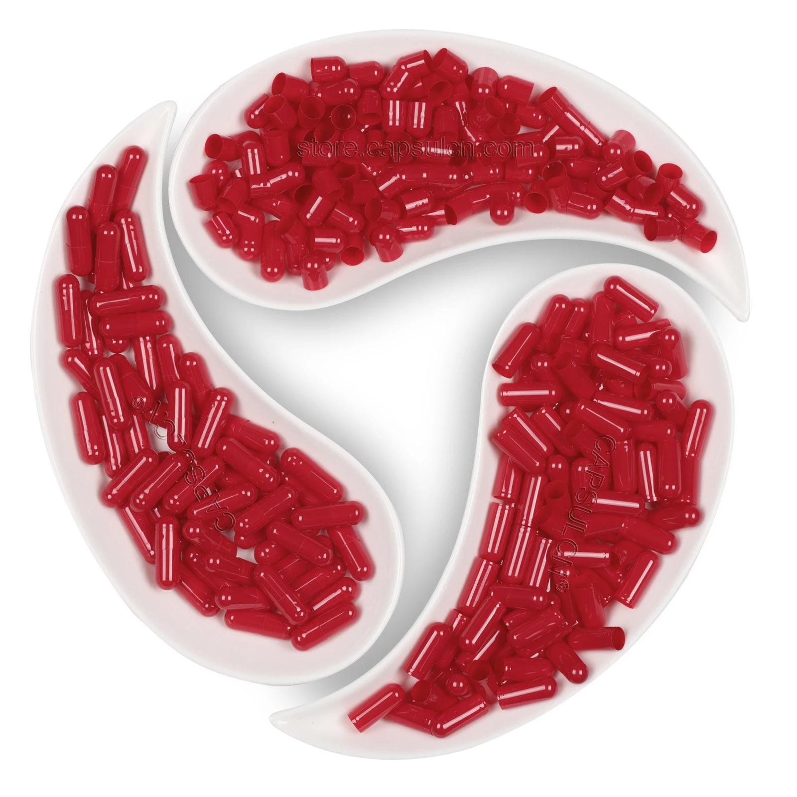 CapsulCN Best Sellers Carrageenan-FREE Free Sample Delivery Proofing Empty Pill Shell Pure Red Gelatin Capsule