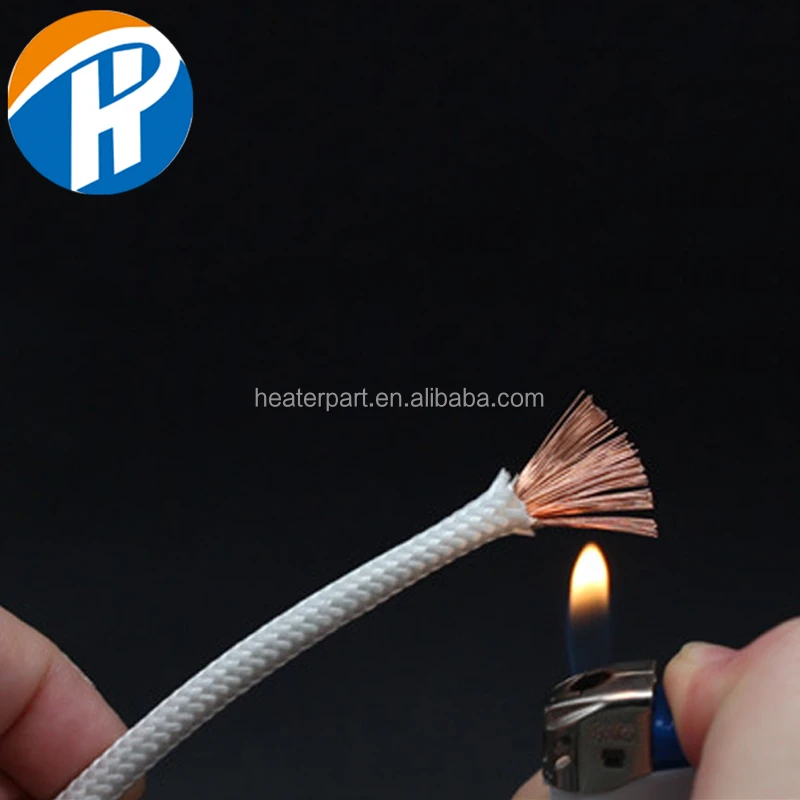 Mica High Temperature Cables 450 500 600 800 Degree Pure braided purity nickel wire for Lighting Use