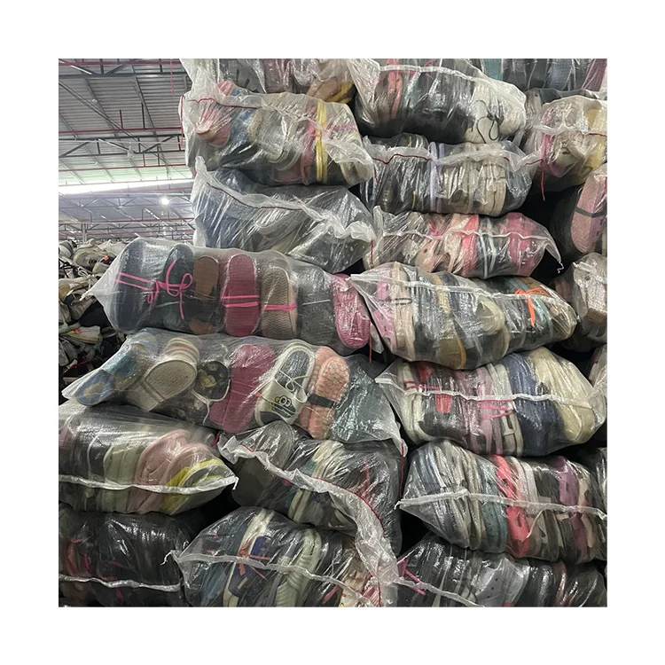 Wholesale china factory second hand shoes mixed size used shoes slippers for children