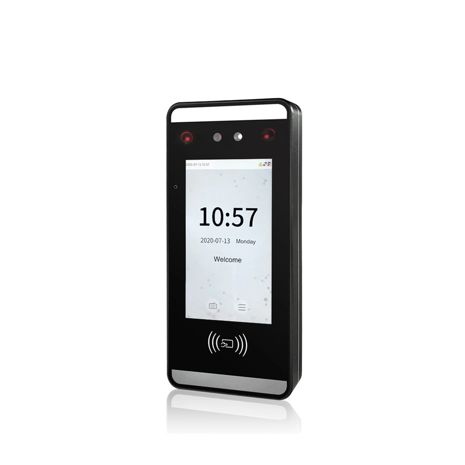 Резервная батарея с поддержкой Wi-Fi часы система времени и посещаемости адаптером SDK мыла для распознавания