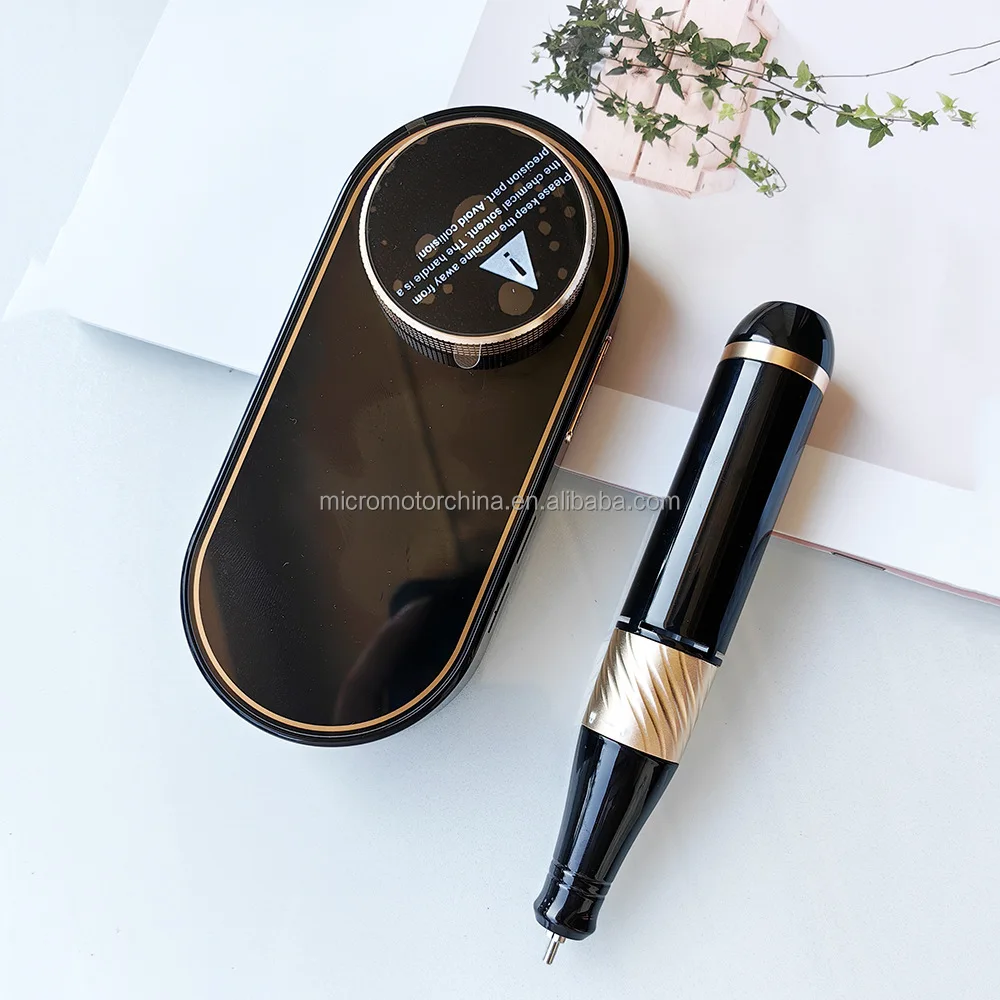 Nail Drill 35000rpm Professional Portable Electric Acrylic Nail Tools Kit Rechargeable Power Manicure Salon Electric Nail File