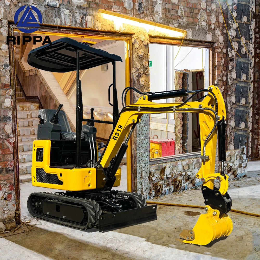 New Small Excavator Price 1 Ton Mini Excavator Digger Hydraulic Small Micro Digger Machine