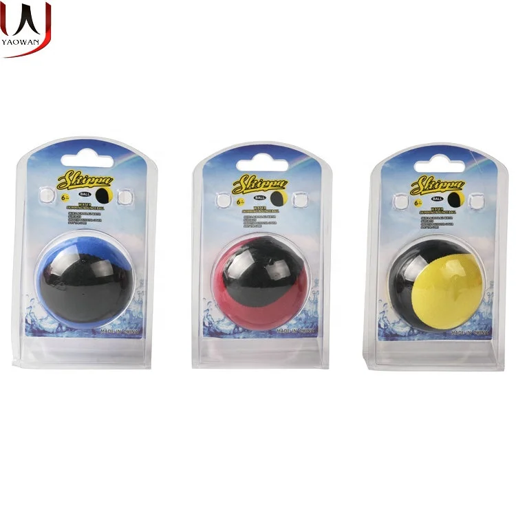 logo customized water skim ball summer beach toys for kids TPR stress water ball