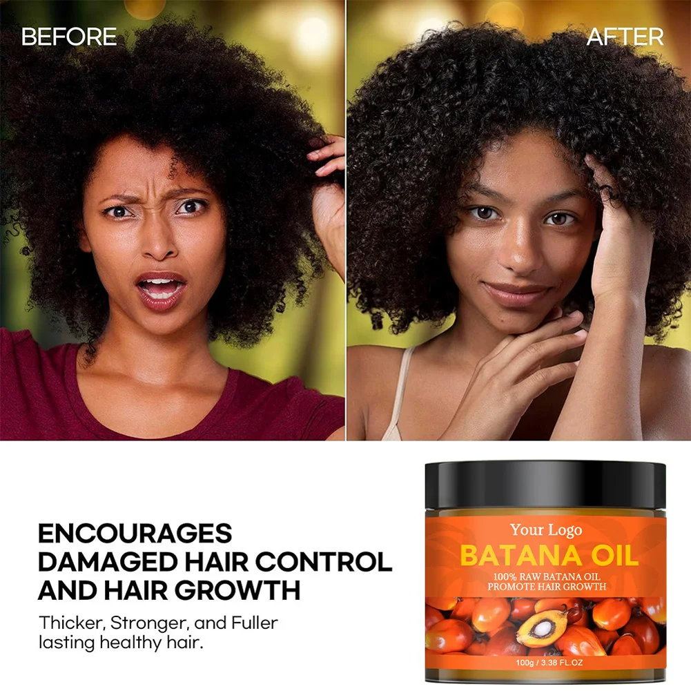 Private Label Batana Hair Growth Butter Prevent Forks And Breaks Batana Butter Batana Oil