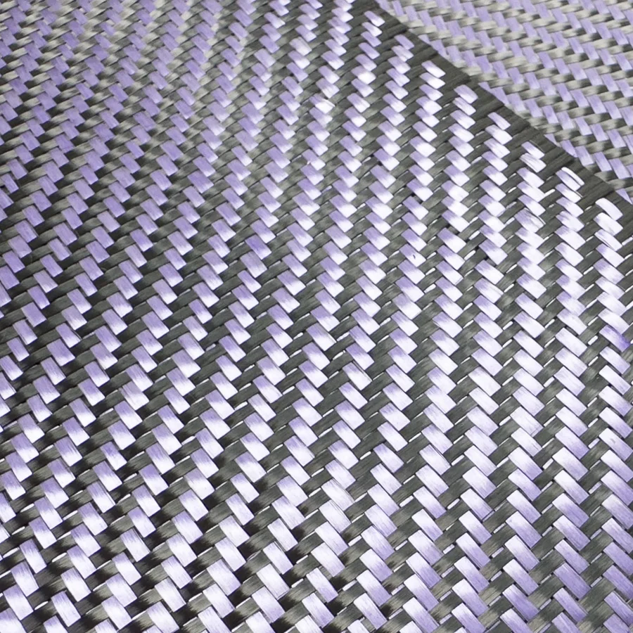 Factory custom high quality color carbon fiber cloth mixed jacquard 3K high strength fabric