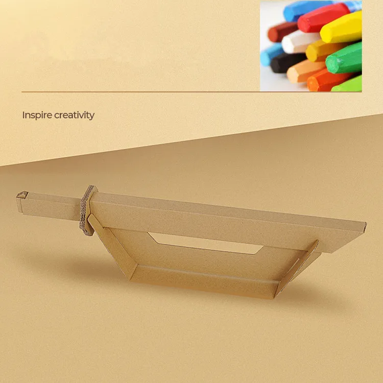 Cosplay Graffiti Cardboard Corrugated Paper creative handmade toy sword Warrior Knife toys for kids