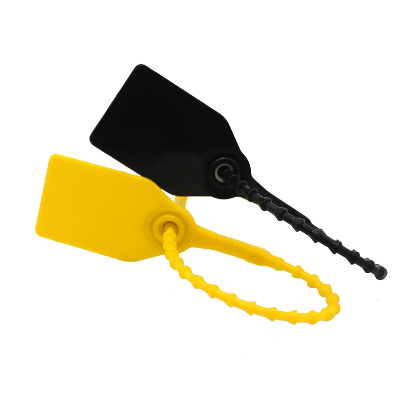 TX-PS300  500mm Pull Tight Disposable PP Tamper Evident Deposit Bag Plastic Tag