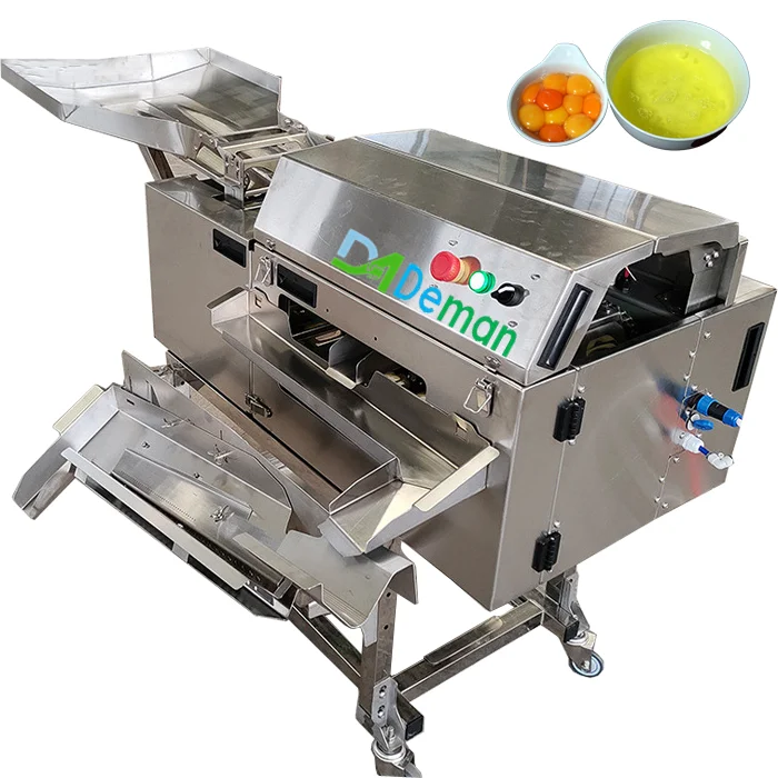 factory price Egg shell breaker separator egg breaking machine egg yolk white liquid extracting machine