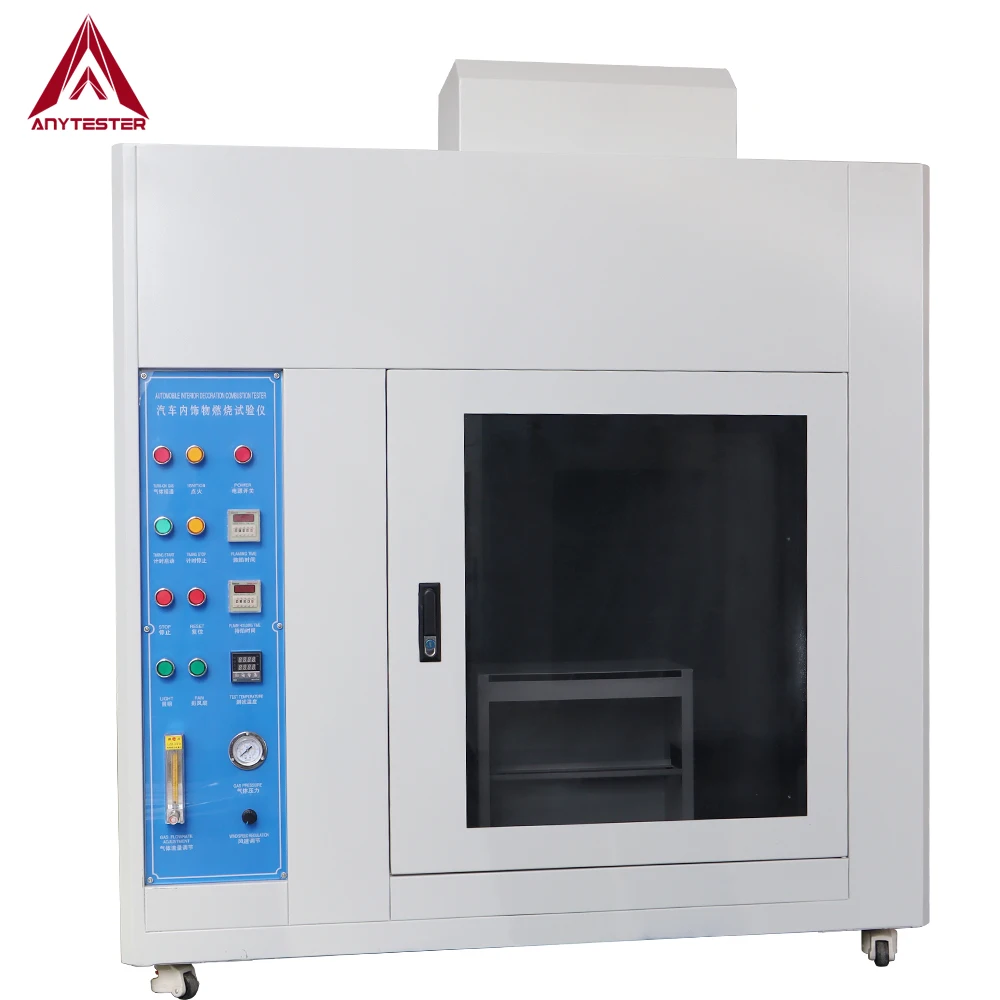 ISO379 & ASTMD5132 Automotive Interior Flammability Tester With Keyboard Control