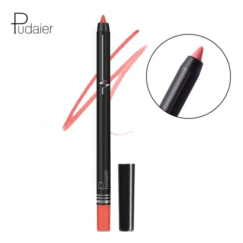 OEM/ODM Pudaier Hot Sale Makeup Cosmetic Lipliner Pen Multicolor Waterproof Lip Liner