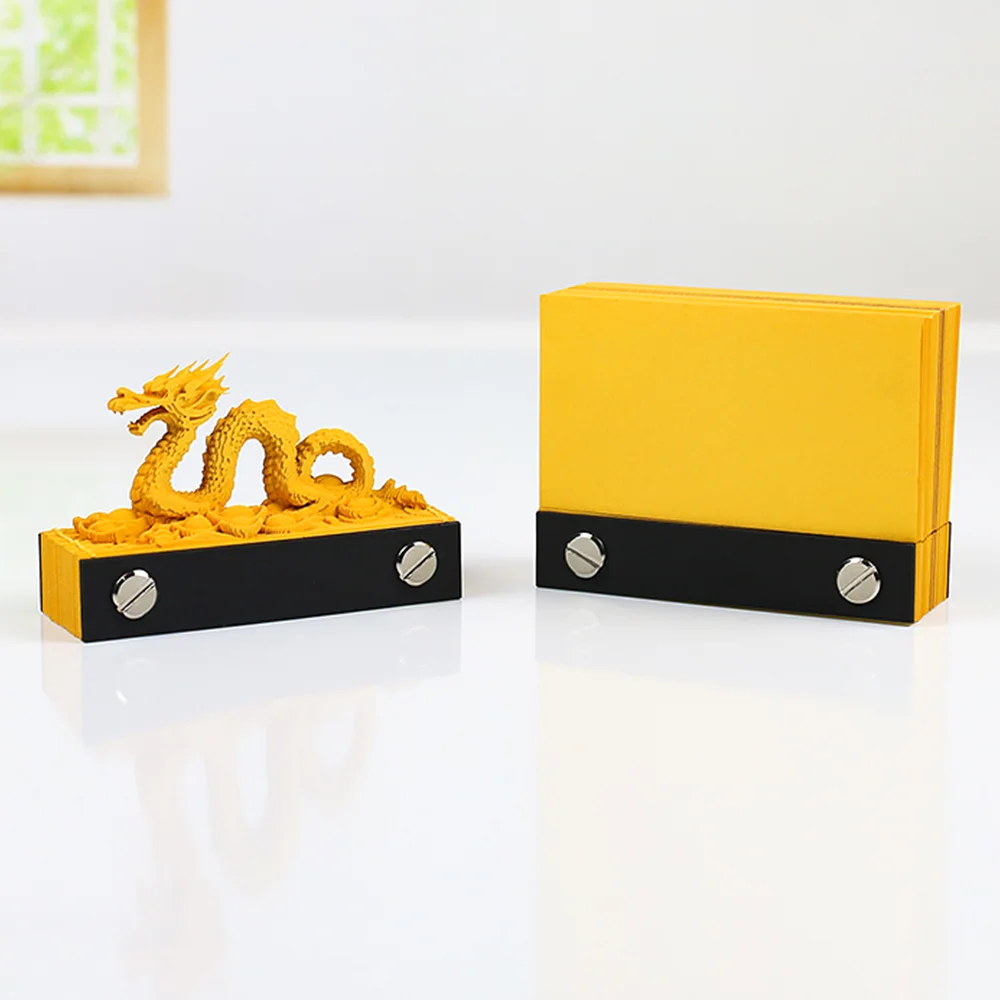 Creative Cute Animal Shape Stationery Note Hand-Torn 3D Notebook Commemorative Chinese 12 Zodiac Animals Crafts Memo Pad