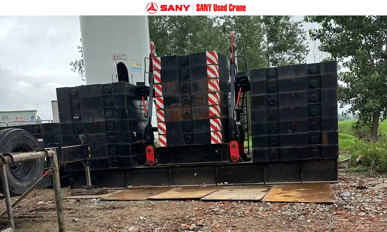 SANY Officially Certified Used 800t Crawler Crane SCC8000A No.00566 with Core Components Engine Motor Pump Gearbox